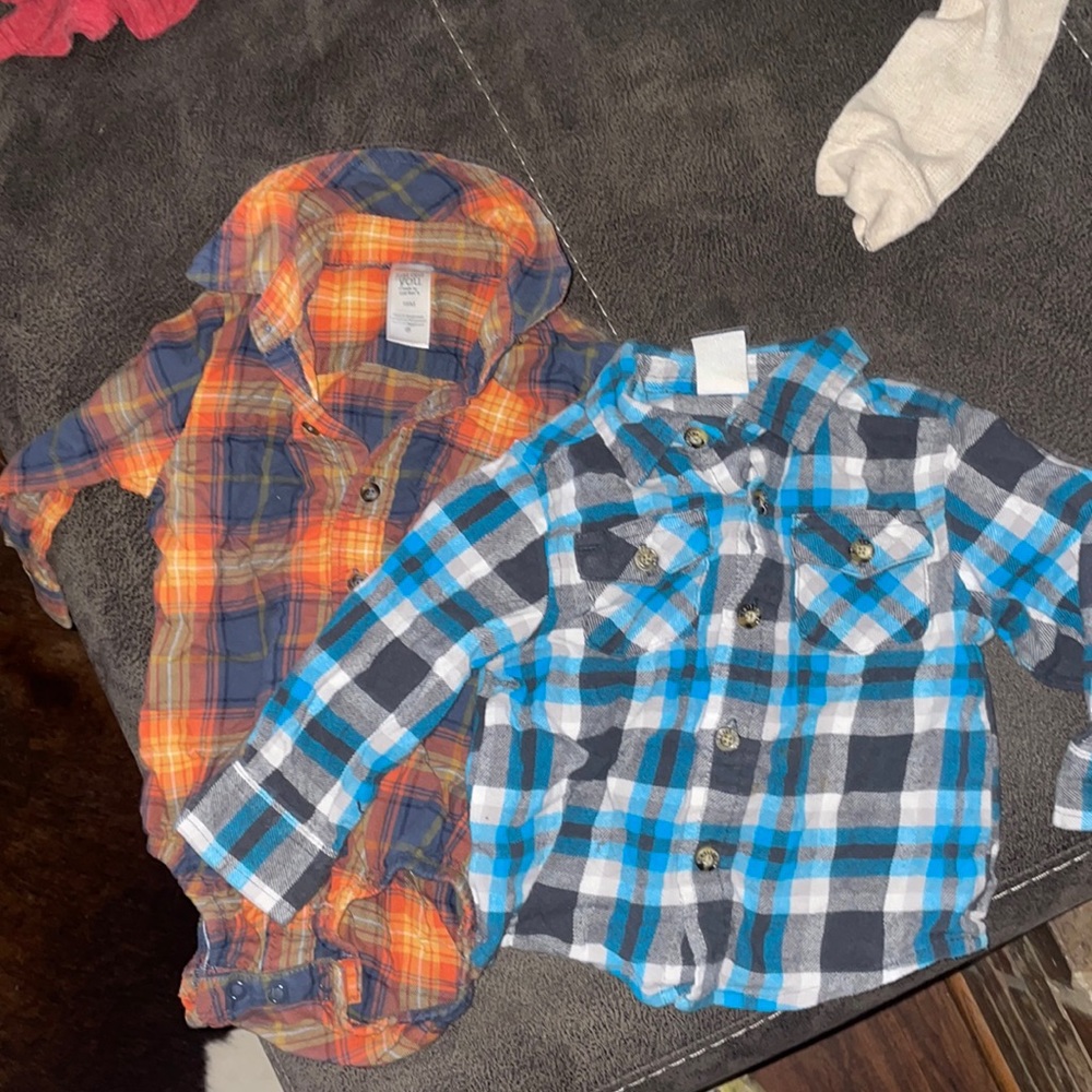 Two 18M button up Shirts